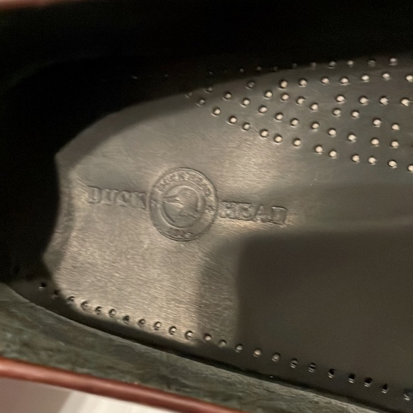 🌟Mens Duck Head Black / Brown Leather Tassel Loafer /Dress Shoe size 13 M - Picture 7 of 13